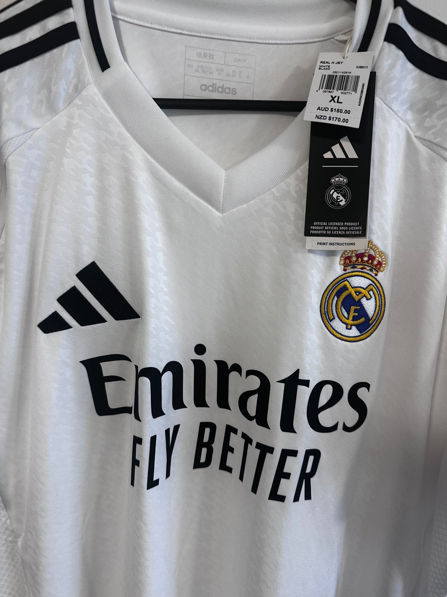 Real Madrid 2024/25 Home XL *BNWT*
