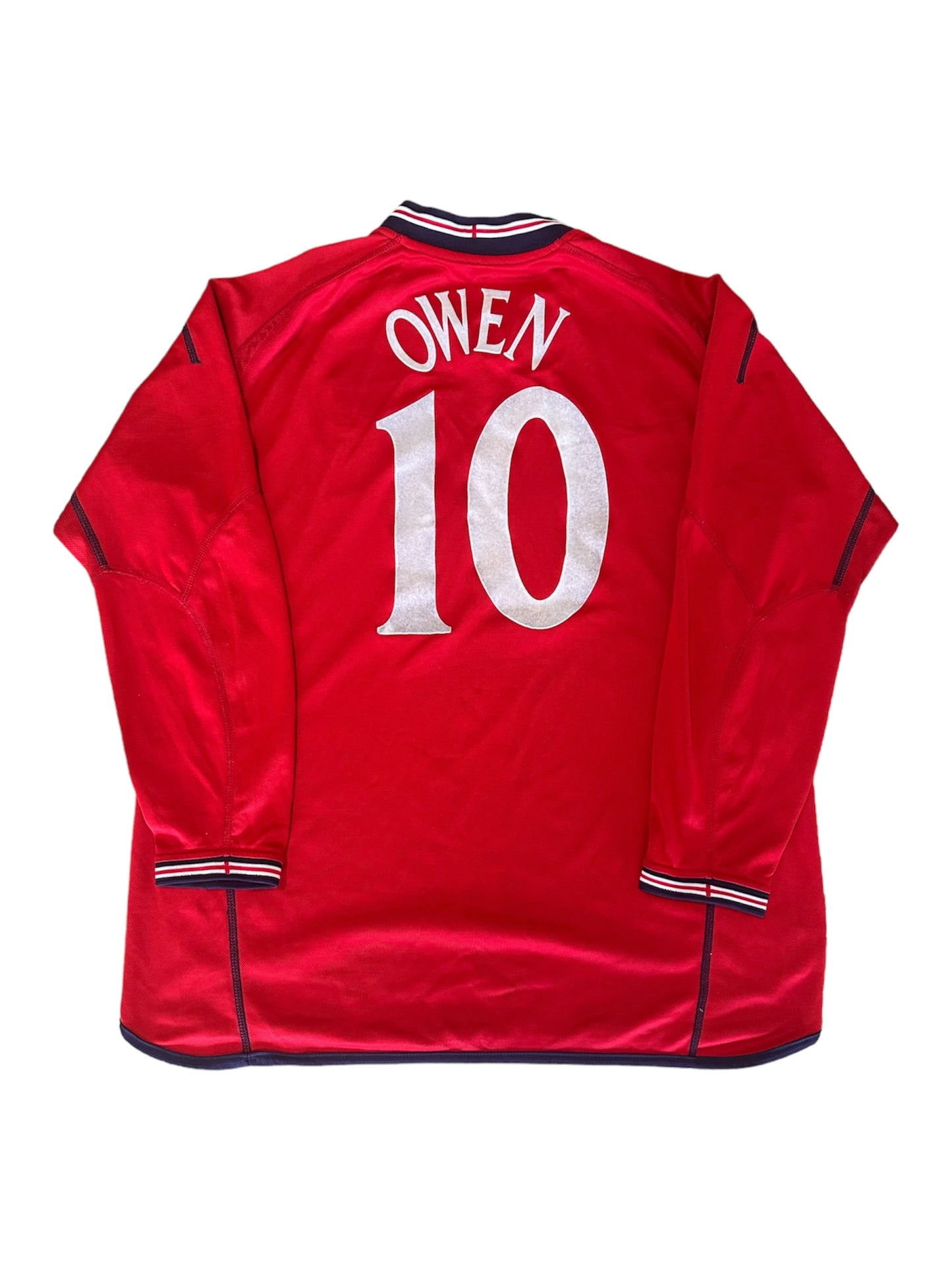 England 2002 Away Large (Owen 10) (Reversible Longsleeve)