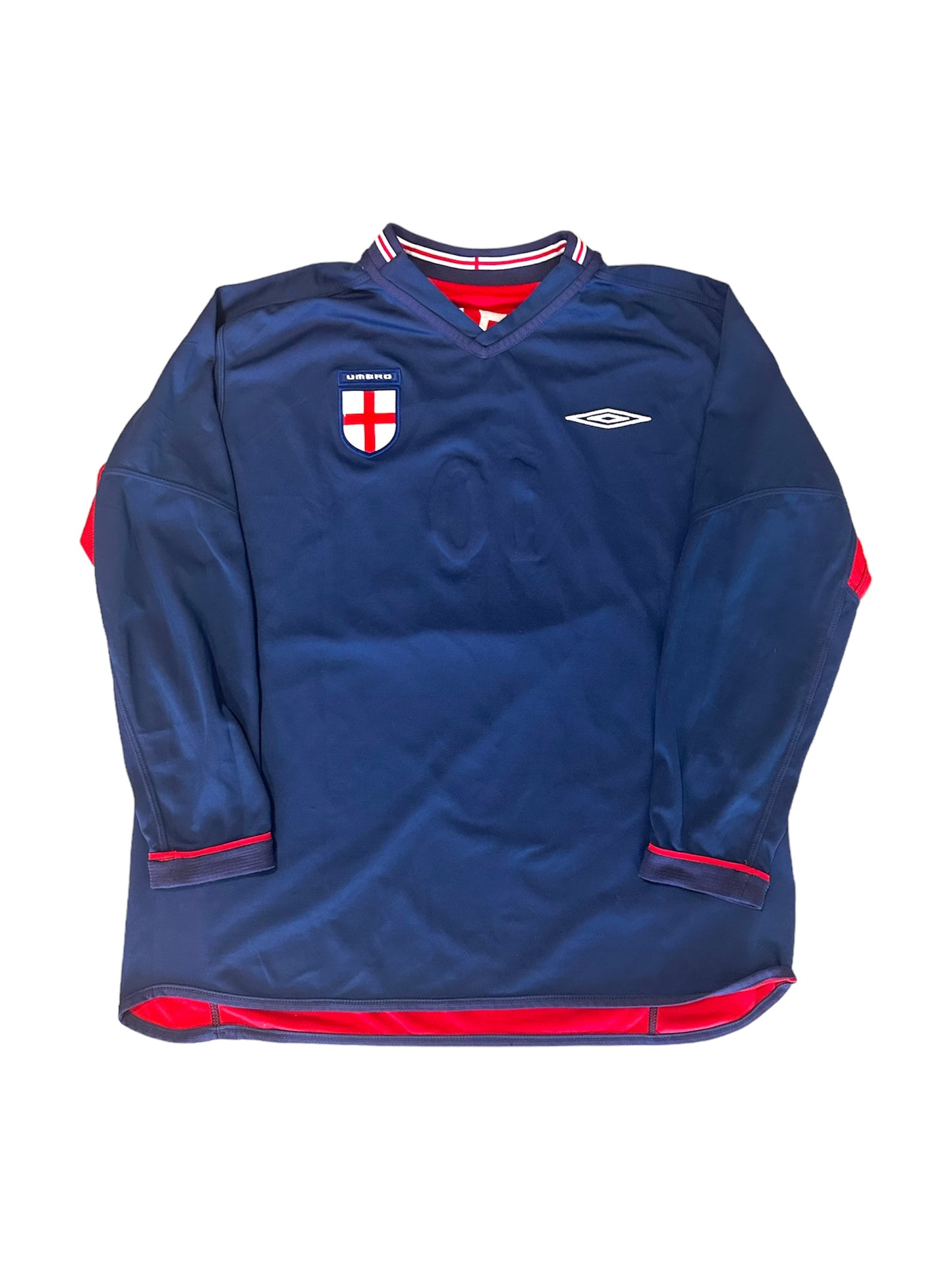 England 2002 Away Large (Owen 10) (Reversible Longsleeve)