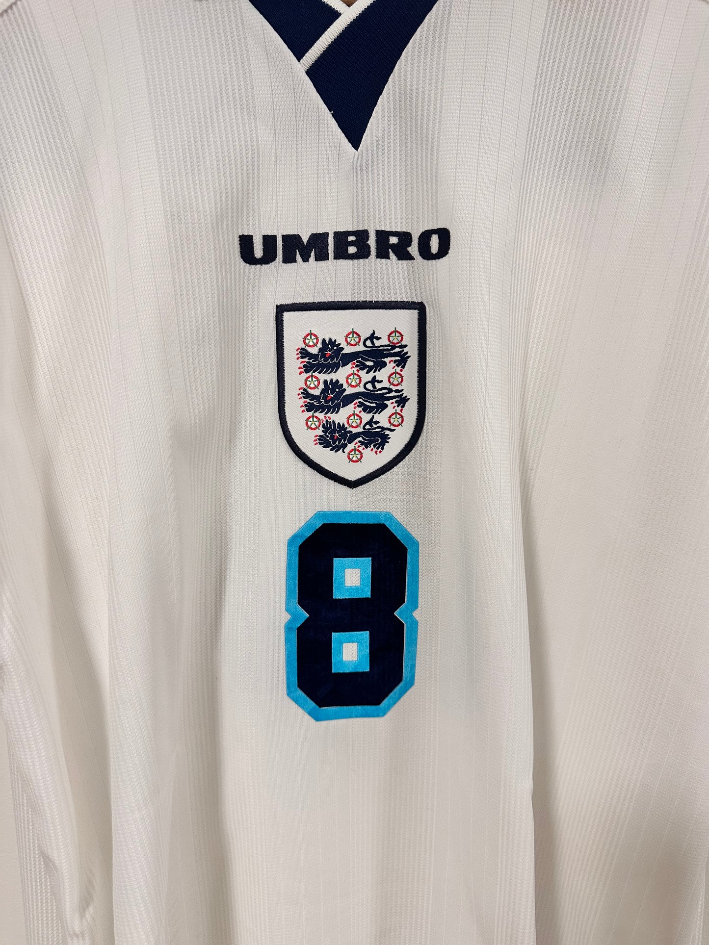 England 1995/97 Home XL (#8 Gascoigne)