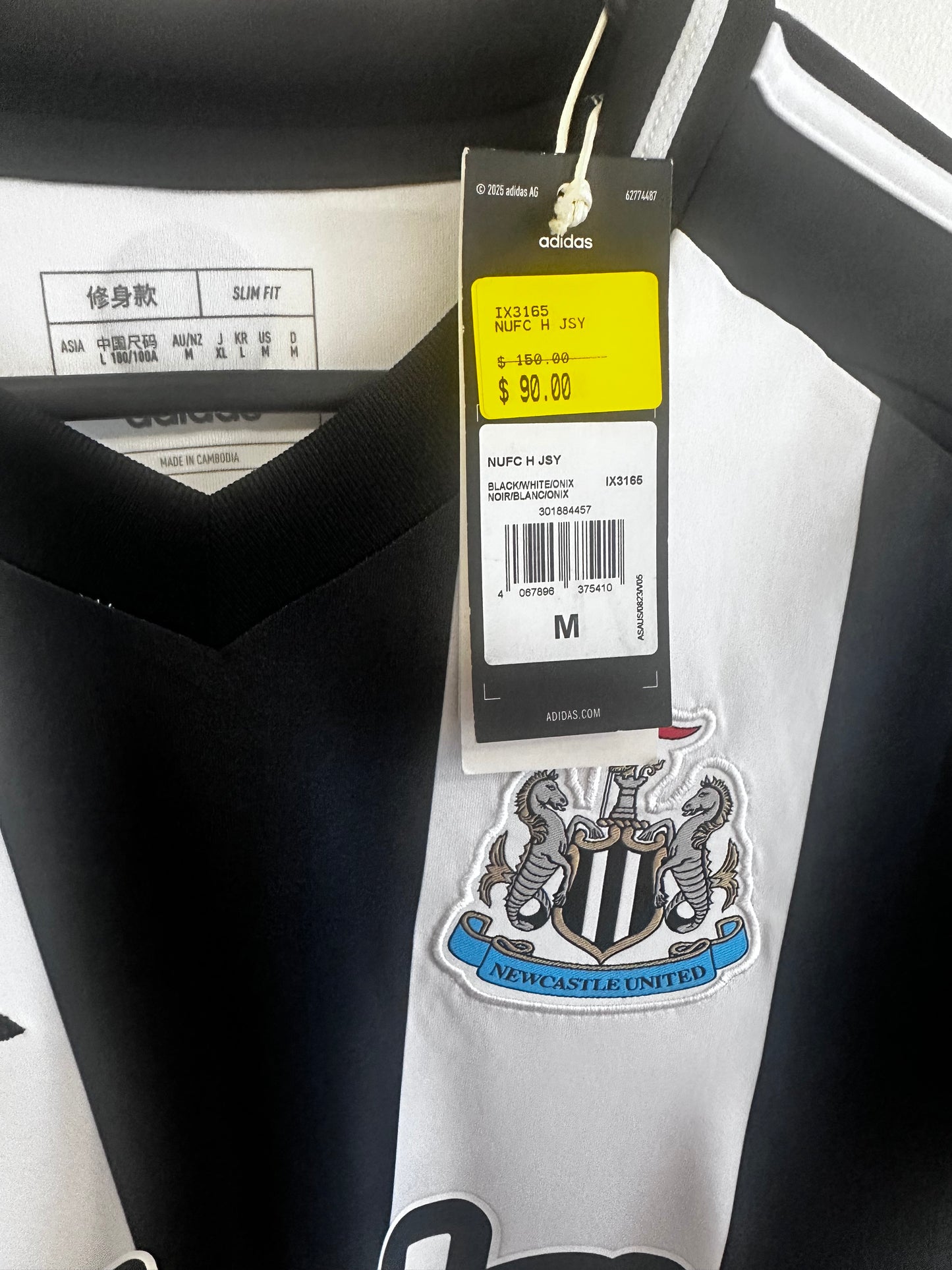 Newcastle United 2024/25 Home Medium *BNWT*