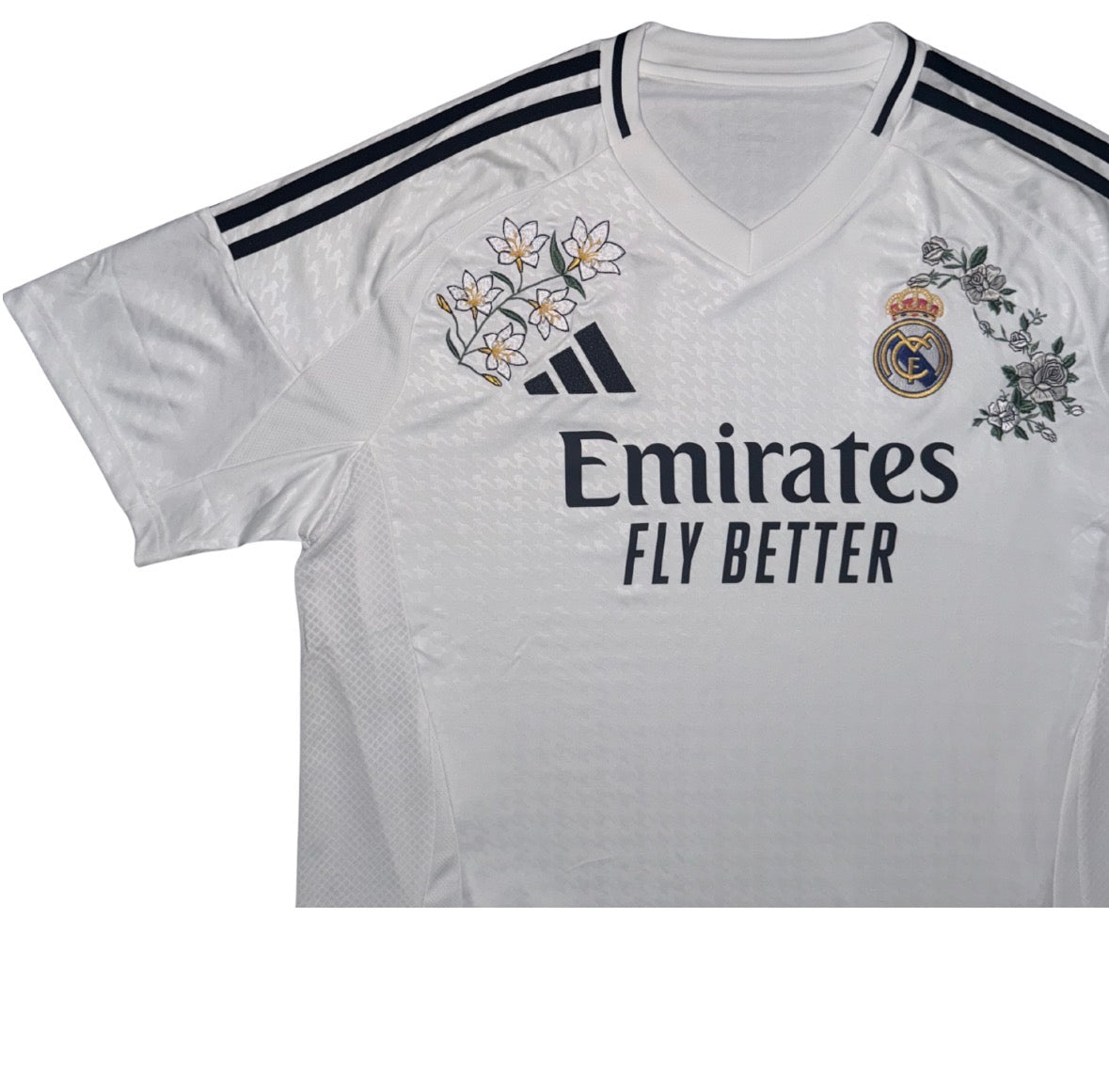 Real Madrid 24/25 Home XL (Floral Embroidery)