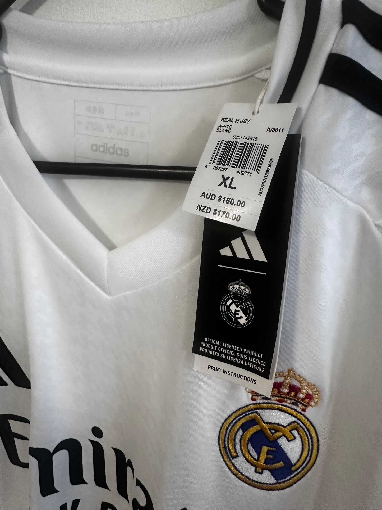 Real Madrid 2024/25 Home XL *BNWT*